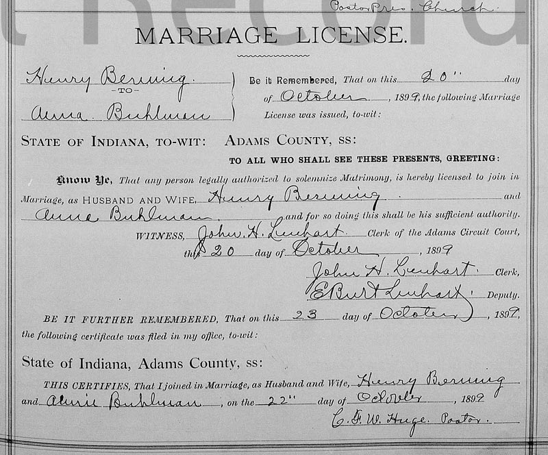 Genealogy Data Page 58 (Notes Pages)